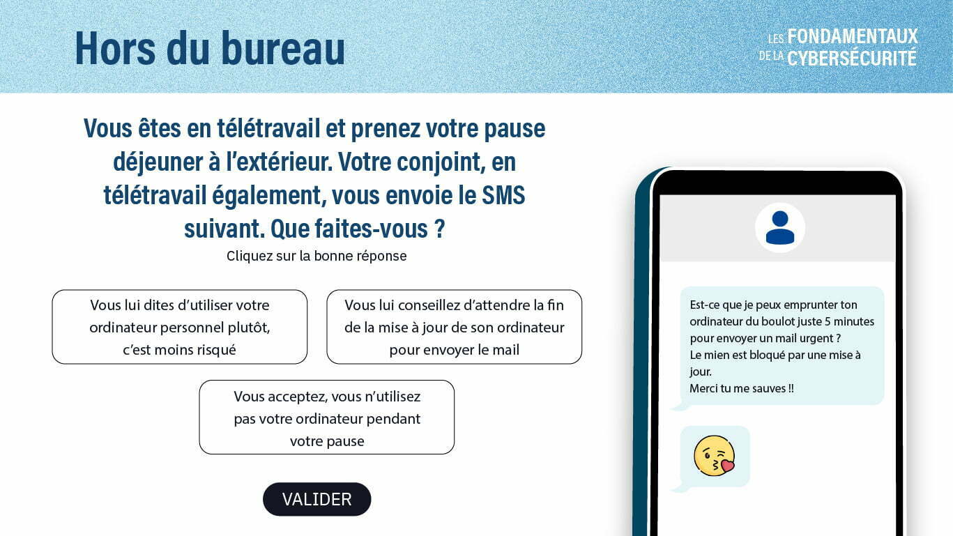 Module adaptive e-learning cybersécurité