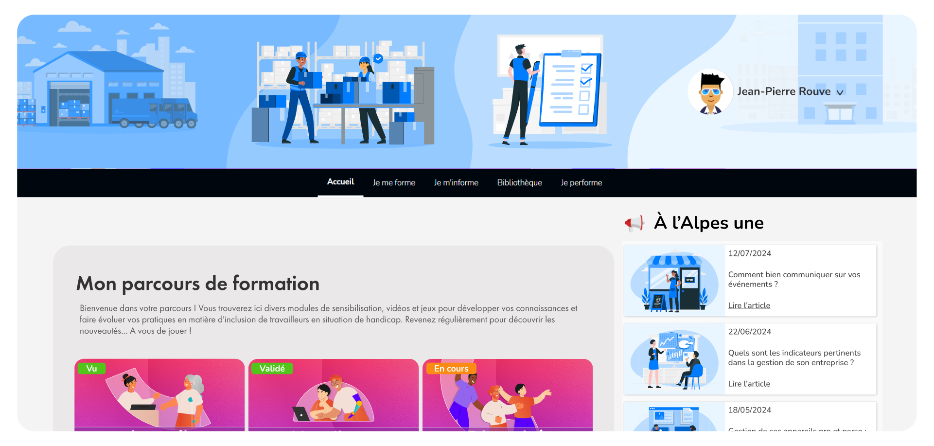 Plateforme e-learning Pack PME