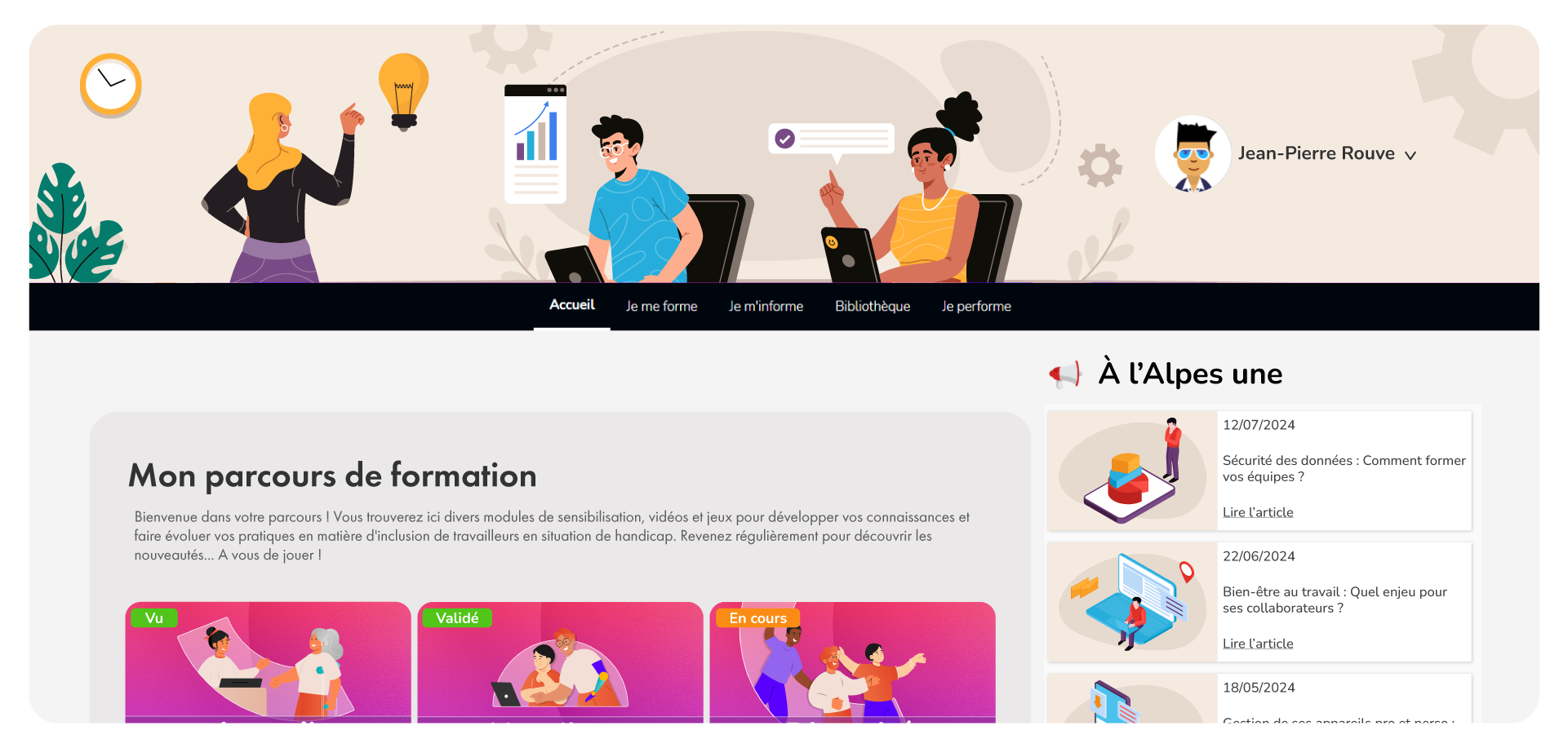 Plateforme e-learning Pack STARTUP