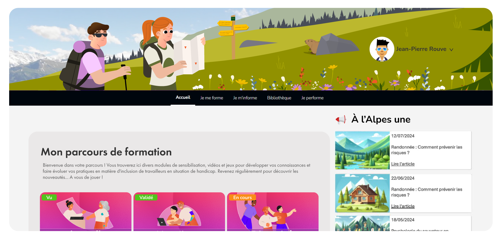 Plateforme e-learning Pack Tourisme
